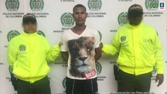 Richard Segura , alias el Chorry. // Fiscalía General de la Nación