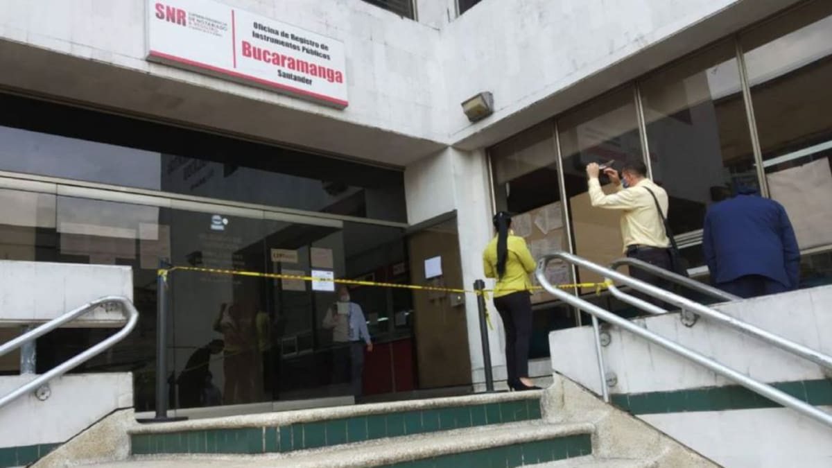 Oficina de instrumentos públicos está cerrada por casos COVID-19