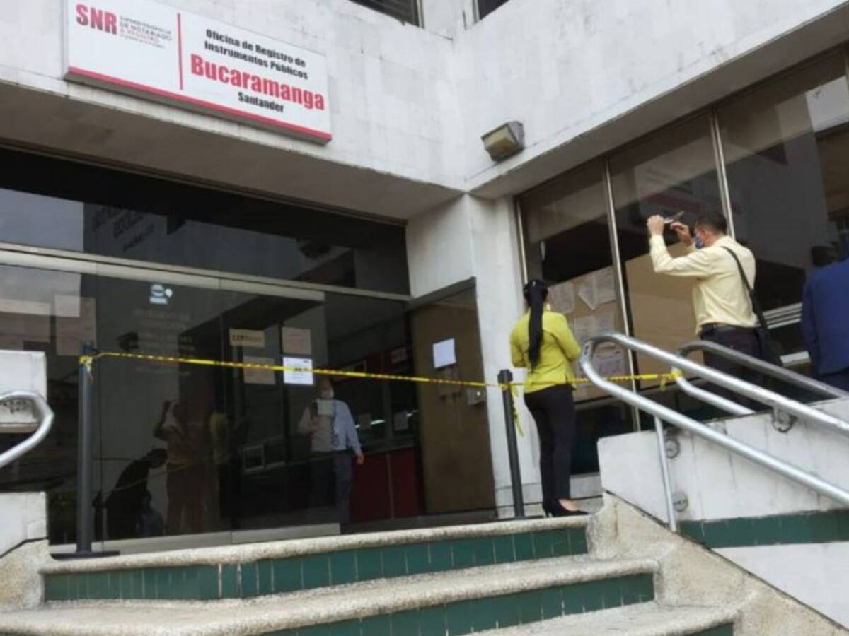 Oficina de instrumentos públicos está cerrada por casos COVID-19