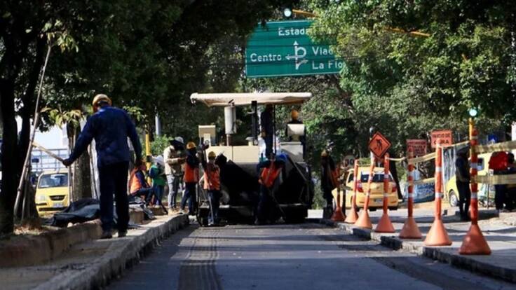 Trabajos en el Área que están generando congestión vehícular
