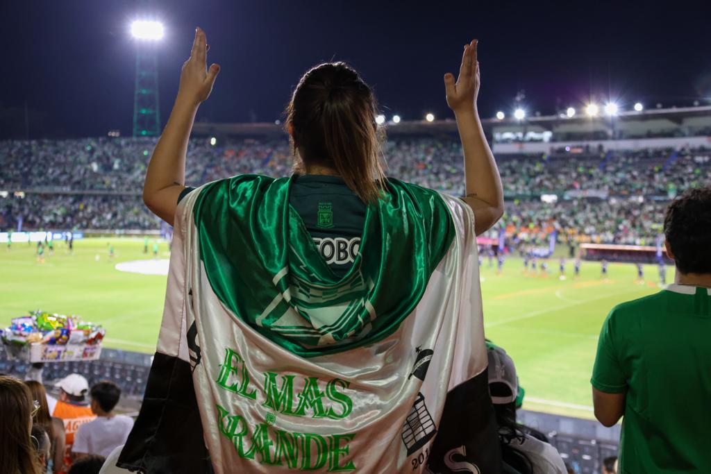 Hincha de Atlético Nacional. (Imagen referencial). Foto: Alcaldía de Medellín.