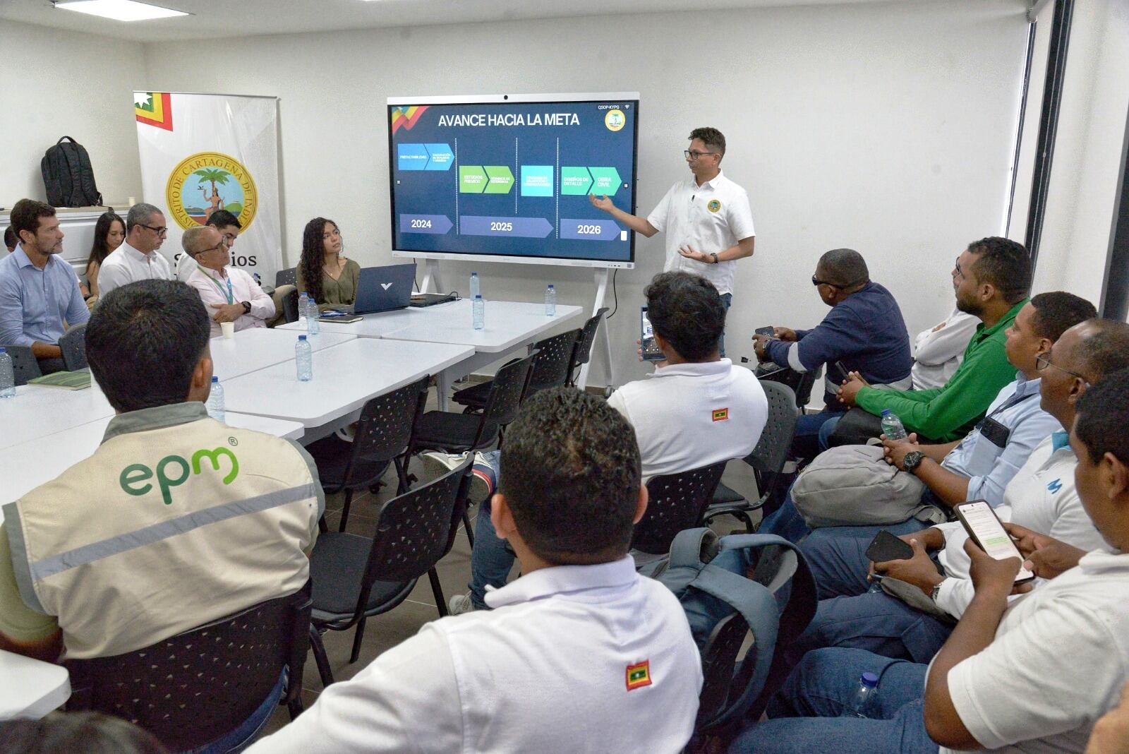 Inició articulación con empresas de servicios públicos para megaproyectos en Cartagena