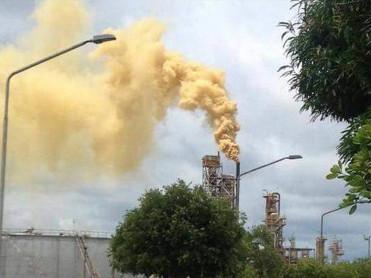 Denuncian contaminación en el aire de Barrancabermeja