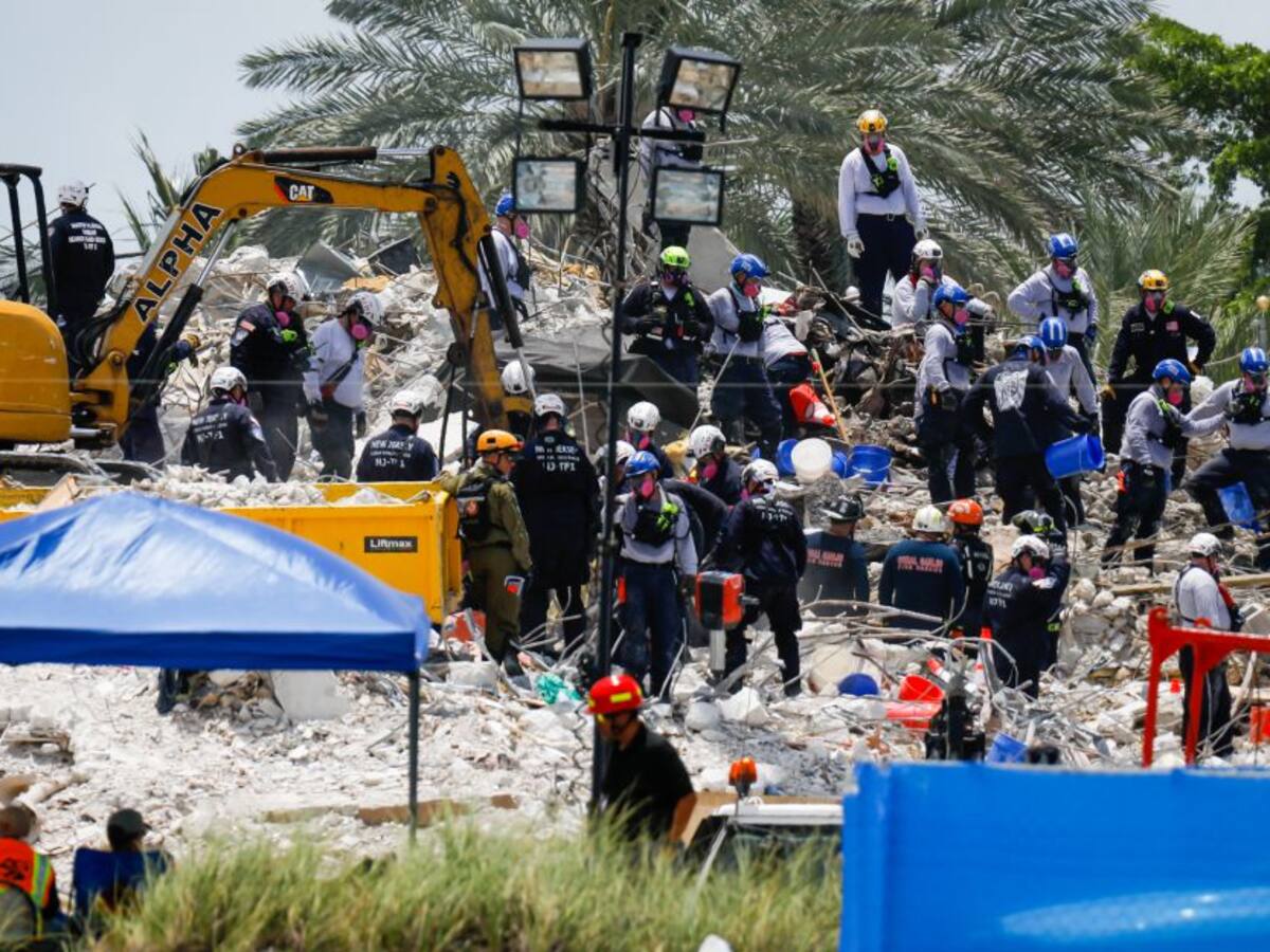 Ascienden a 36 muertos y 109 desaparecidos en colapso de edificio en Miami