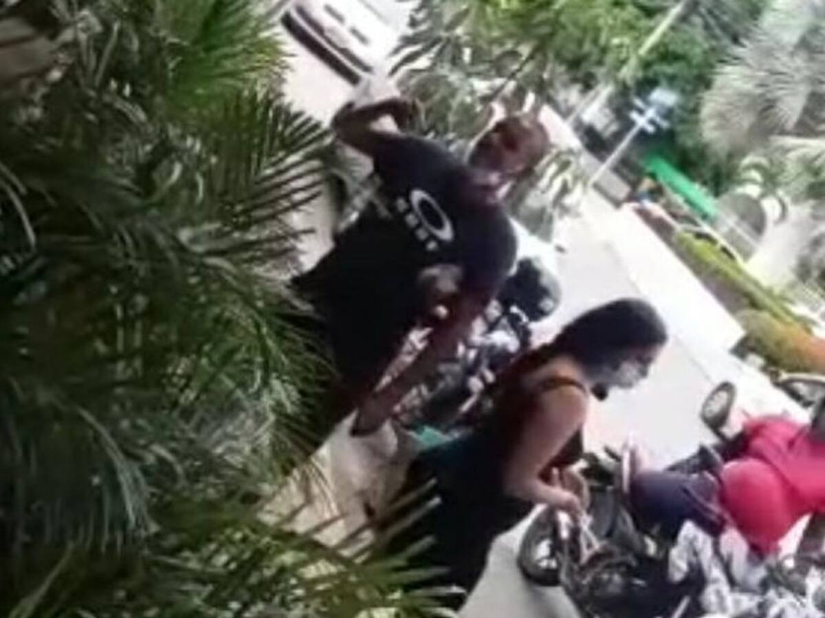 ¡Vuelve y juega! Motorizado atracó a dos mujeres en Manga