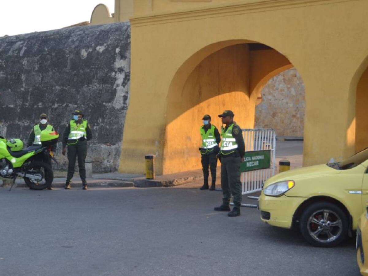 15 mototaxistas capturados por alterar el orden público en Cartagena