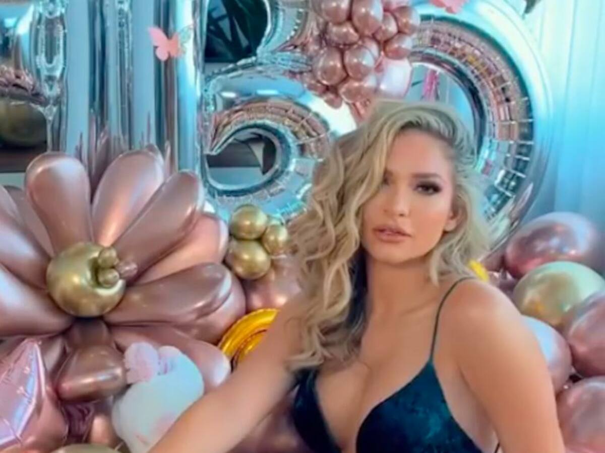 Kimberly Reyes celebró su cumpleaños con sensual lencería