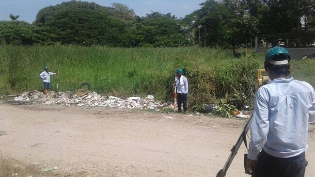 Terrenos donde será construido el pabellón anexo de la cárcel de Ternera. Foto: Alcaldía Cartagena