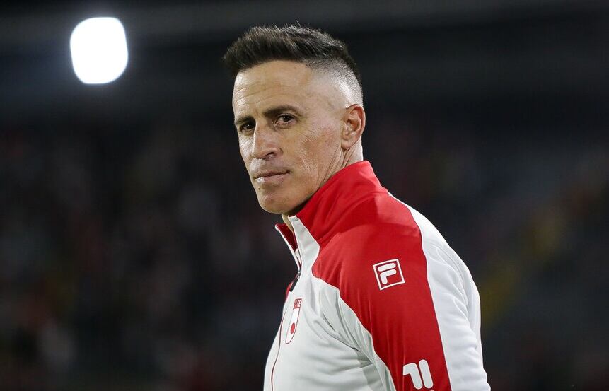 Pablo Peirano, entrenador de Santa Fe / Colprensa