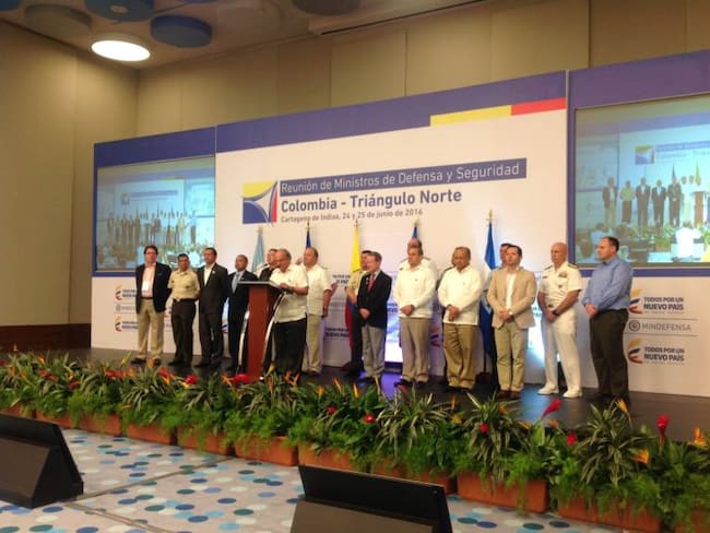 Secretarios de Defensa y Seguridad de Honduras, Guatemala y El Salvador manifestaron apoyo al proceso de paz