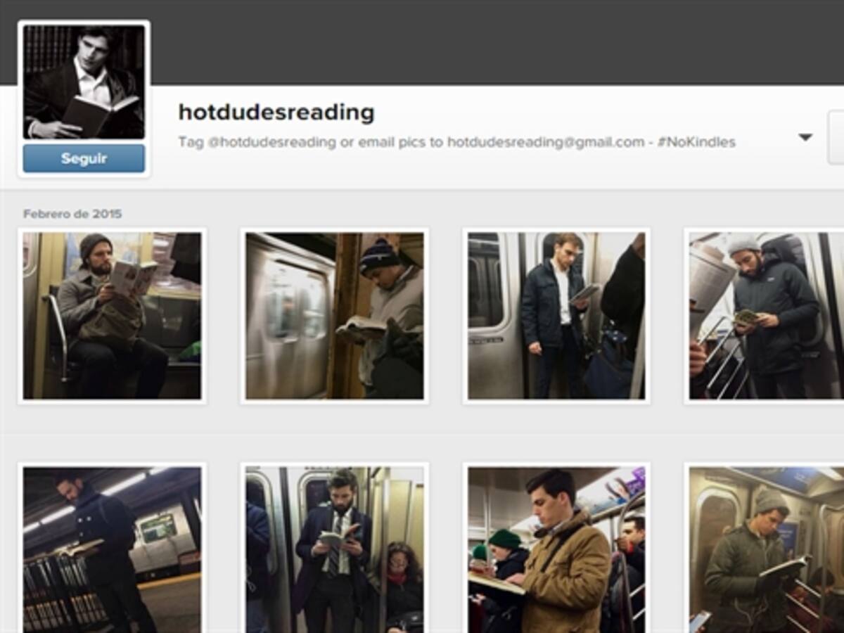 "Hombres guapos leyendo", la cuenta que siguen miles en Instagram