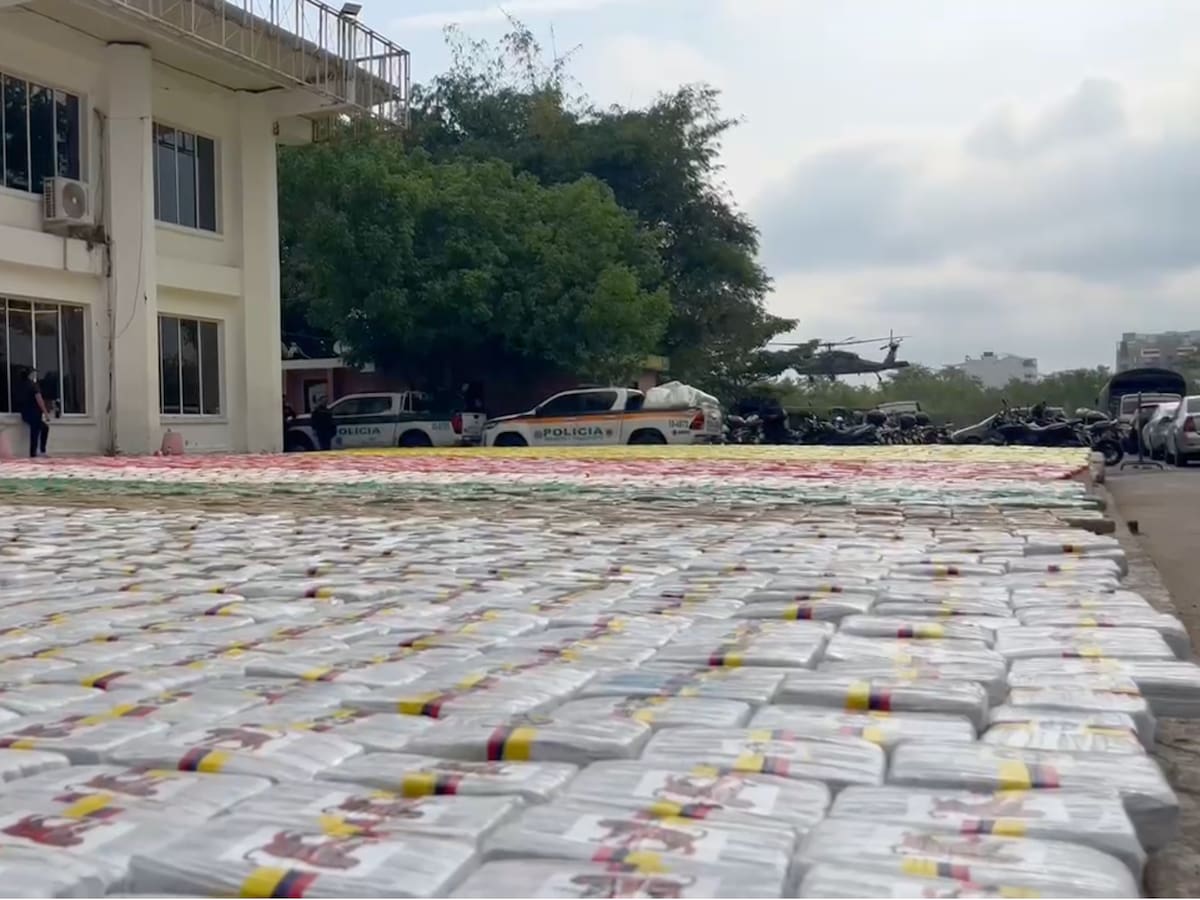 Incautan 6,7 toneladas de marihuana en Santander: la mayor carga decomisada en el departamento