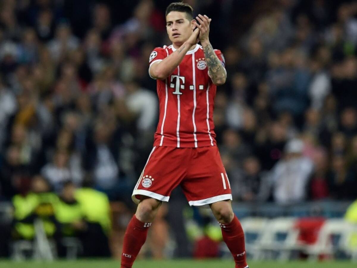 James Rodríguez fue incluido en el 'escuadrón' de la Champions 2017/2018