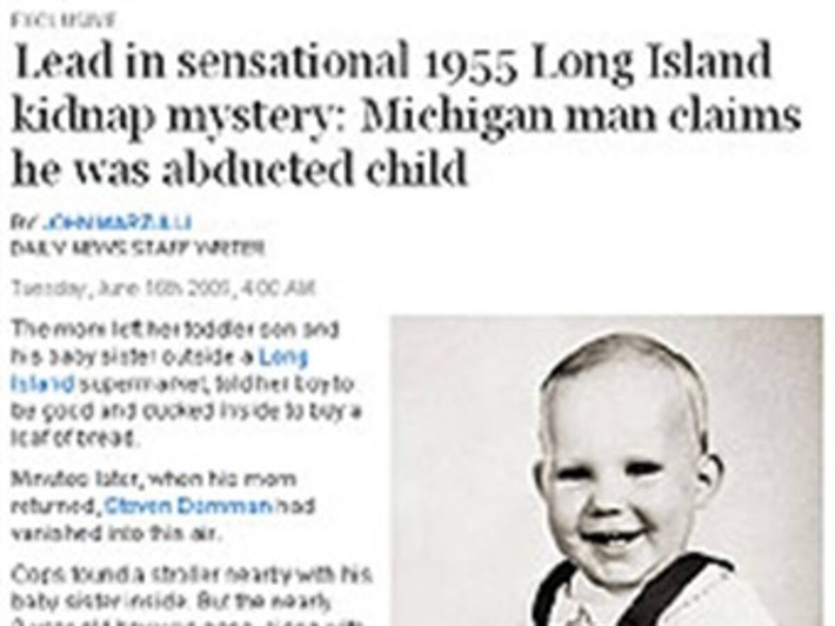 Un hombre secuestrado de niño hace 54 años reaparece en Michigan