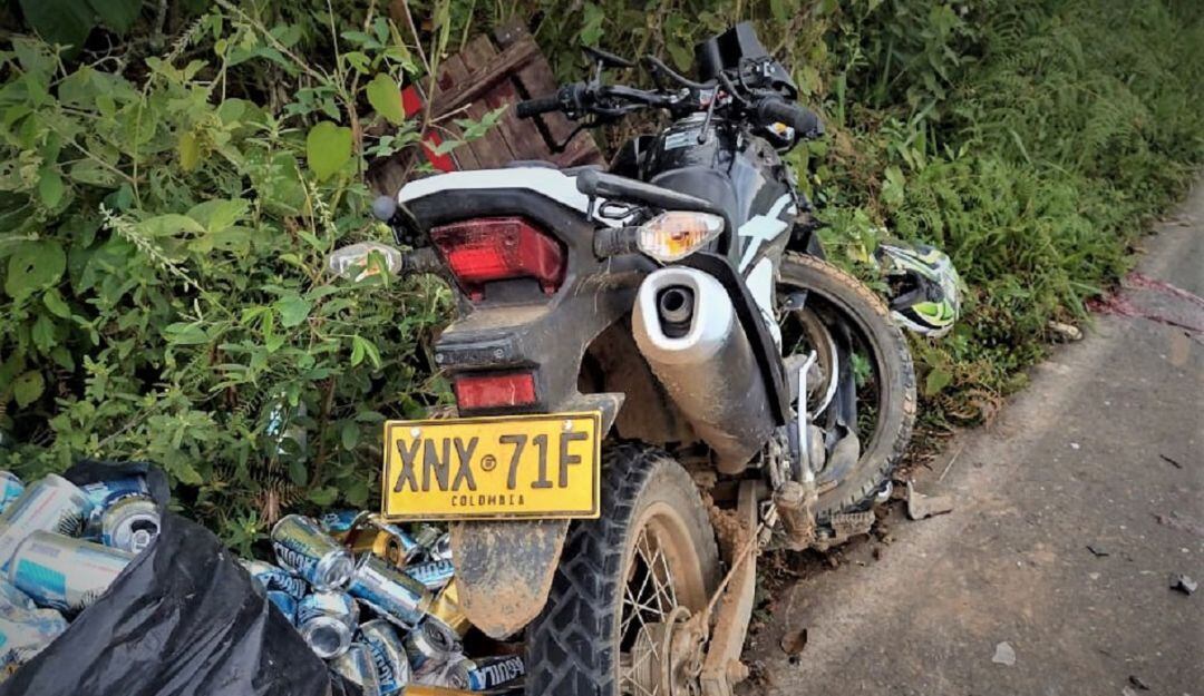 La Policía reportó que la escena fue alterada, por lo que no fue posible recolectar información de los vehículos.