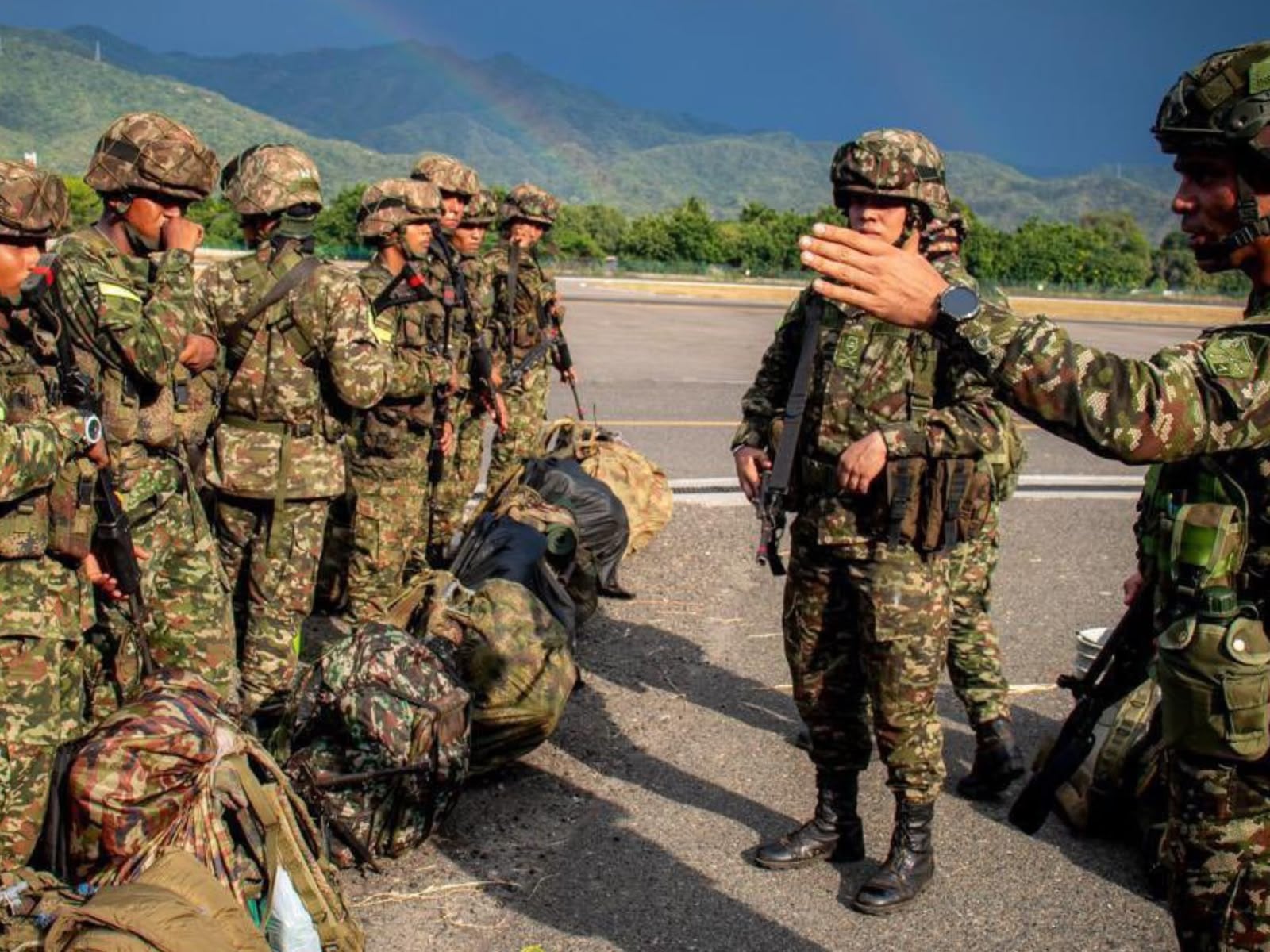 Más de 100 soldados llegan al Magdalena para reforzar seguridad en Santa Marta. Foto: Ejército Nacional de Colombia