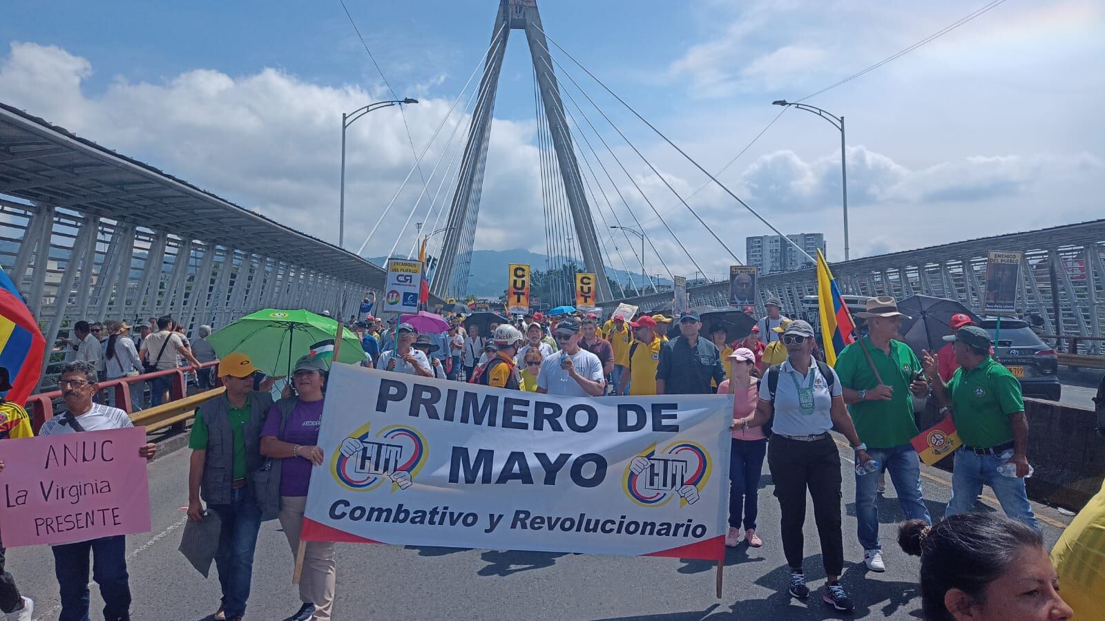 Foto: Marcha 1 de mayo en Pereira