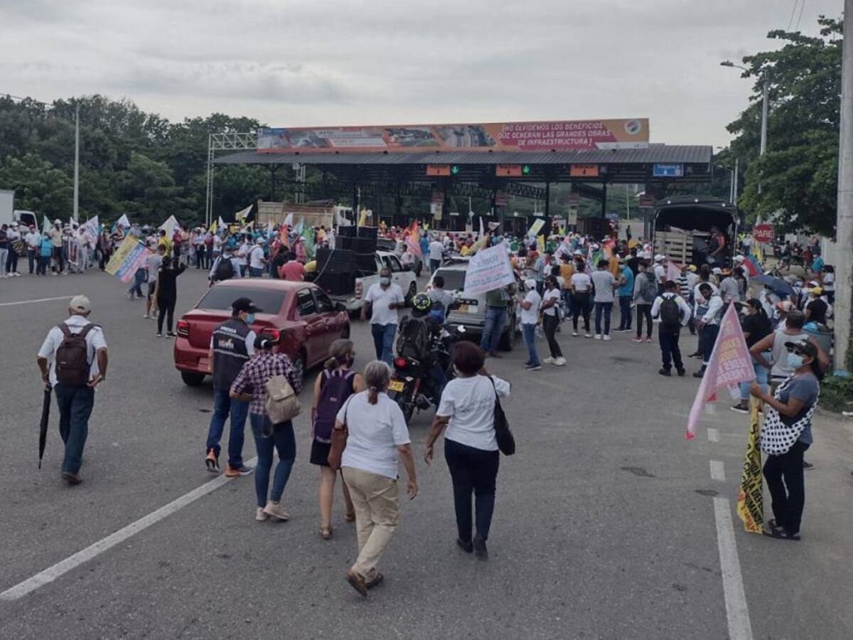 Organizaciones se sumaron a jornada nacional de paro en Bolívar