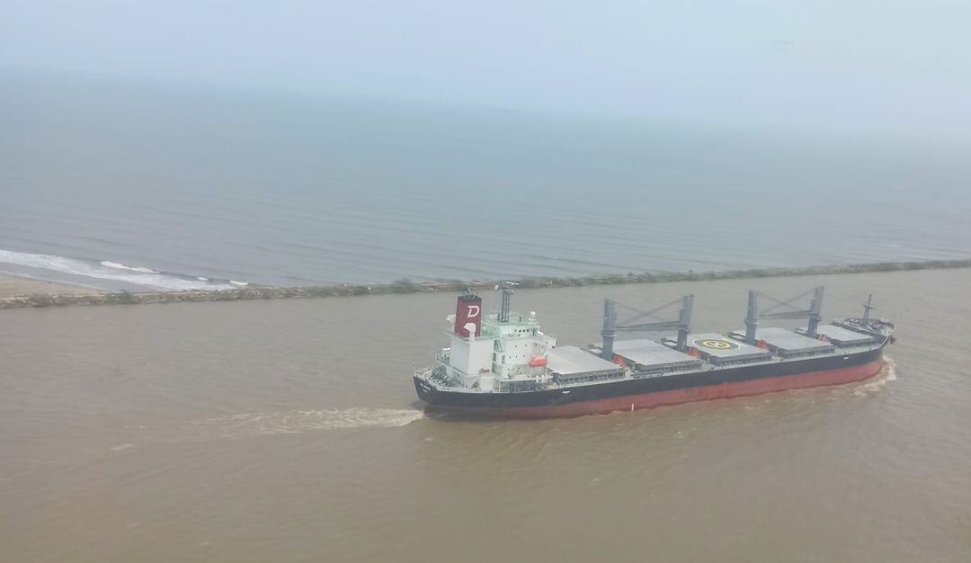 Canal de acceso al puerto de Barranquilla