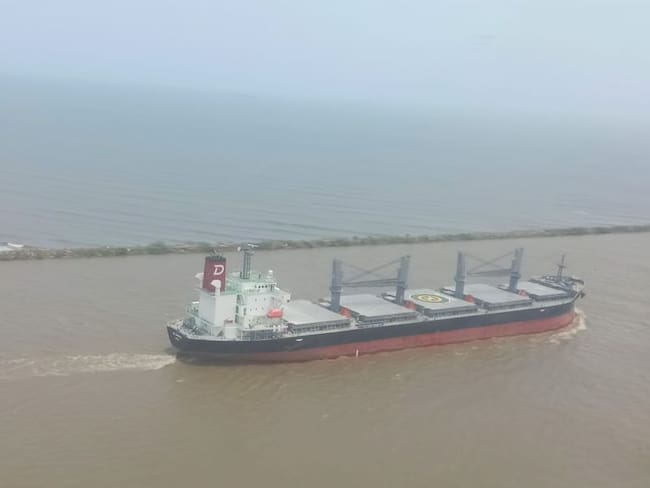 Canal de acceso al puerto de Barranquilla