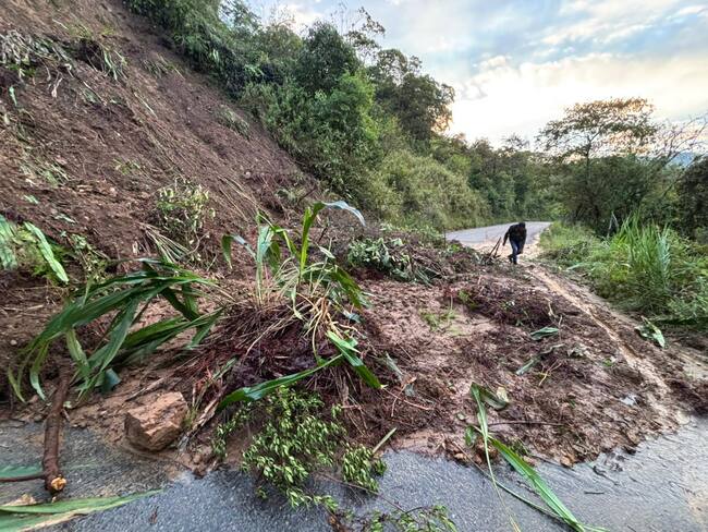 Fuertes lluvias afectan al norte de Santander: vías cerradas por deslizamientos