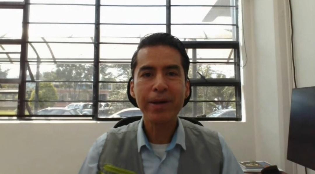 Foto: captura de video de John Londoño, director de Geoamenazas del Servicio Geológico Colombiano. Cortesía.