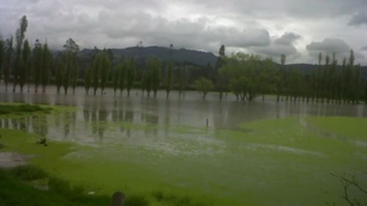 Sigue la alerta por creciente del río Bogotá en zona rural de Cundinamarca