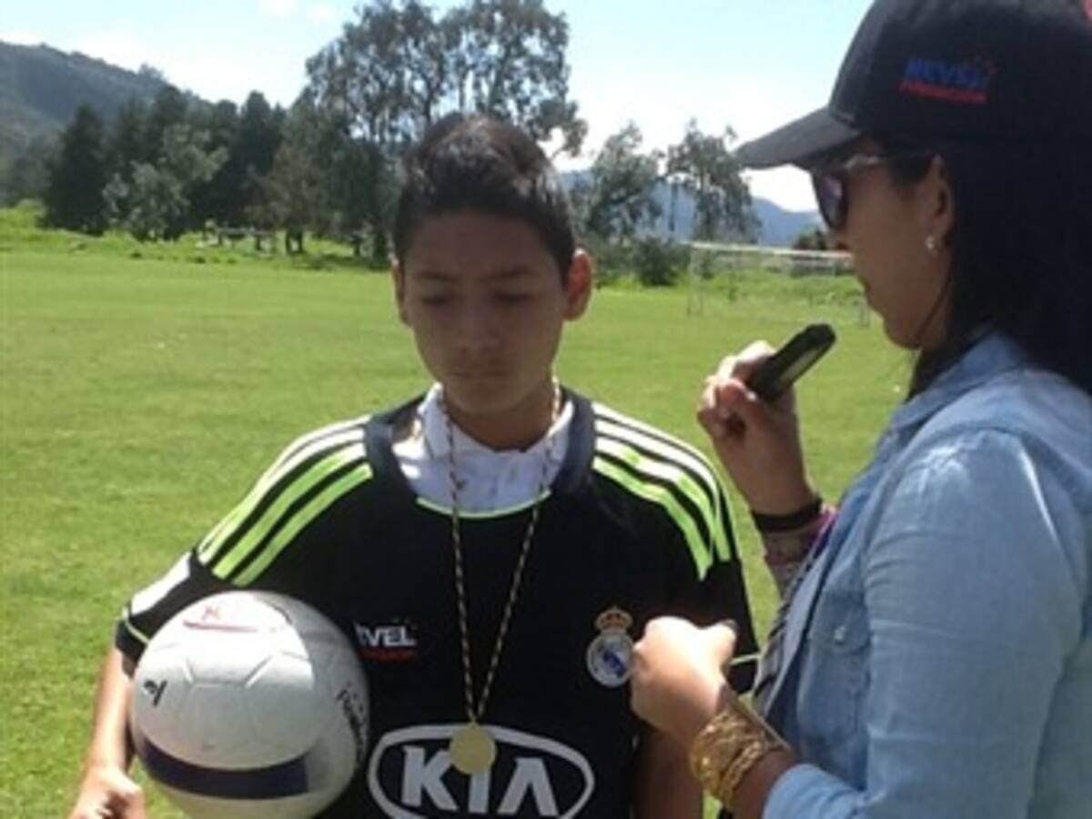 Luis Fernando Giraldo, un niño bogotano que gracias a su talento, conocerá a sus ídolos del Real Madrid