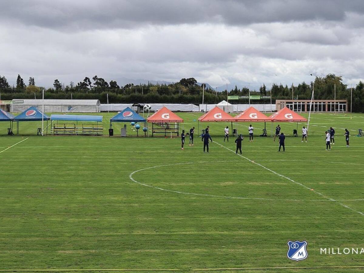 Millonarios retornó a los entrenamientos en su sede deportiva