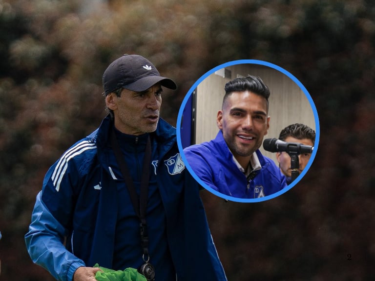 Fabián Bustos sobre la ausencia Falcao en Millonarios: ¿Qué lesión tiene y cuándo volverá a jugar? / Colprensa