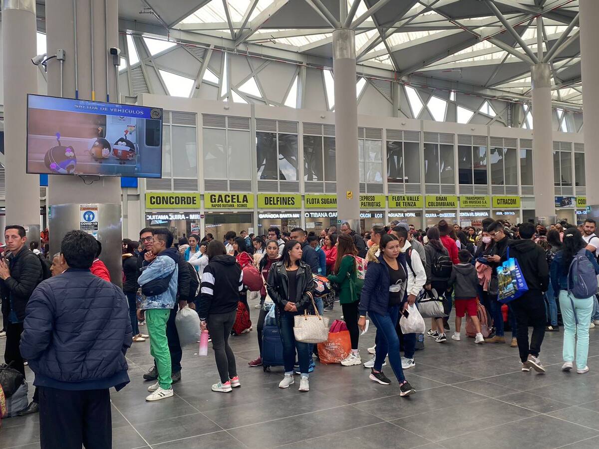 Plan retorno se extenderá hasta mañana con más de 15 mil viajeros: Terminal de Tunja