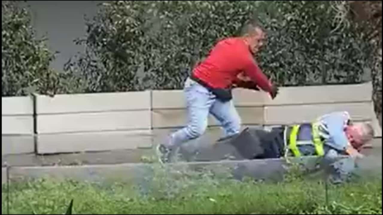 Agresión a policía de trásito