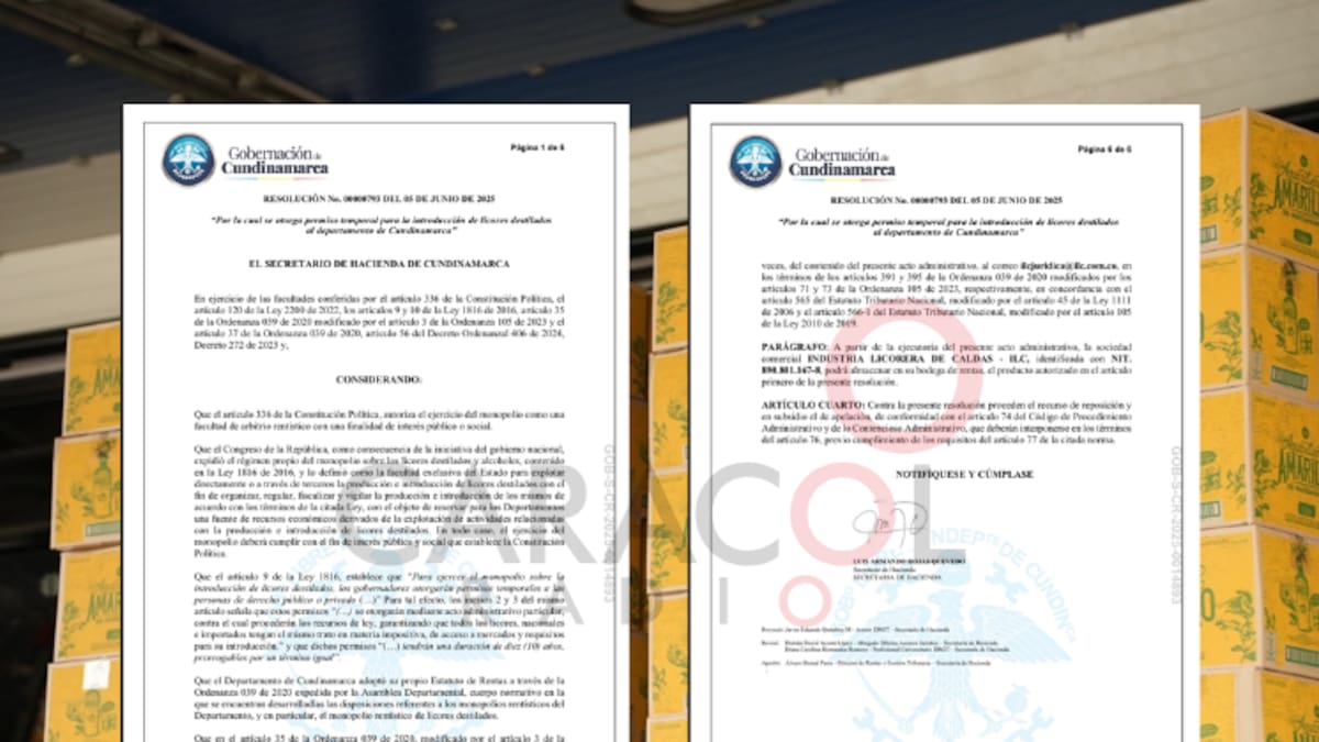 Cundinamarca abre sus fronteras a los aguardientes de Caldas