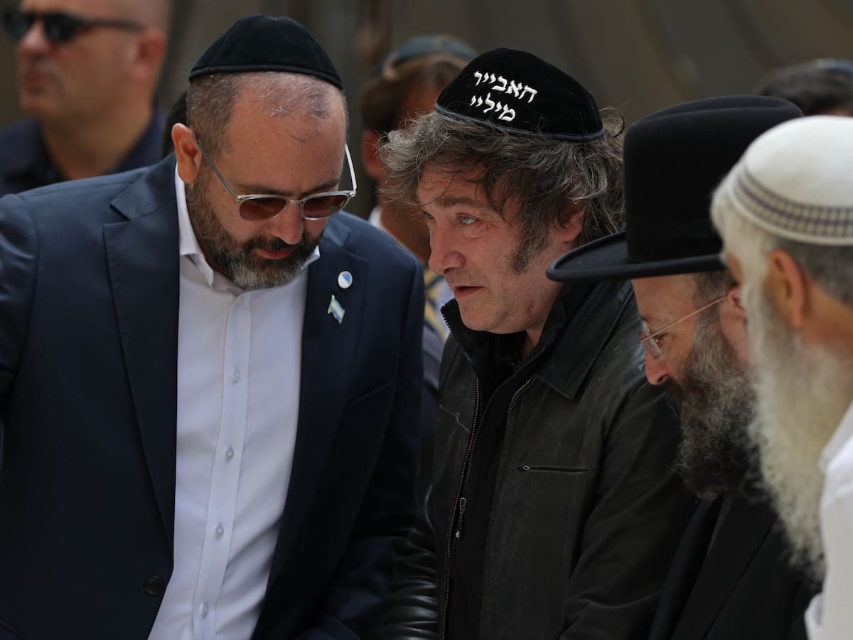 El presidente argentino Javier Milei inicia su visita oficial por Israel