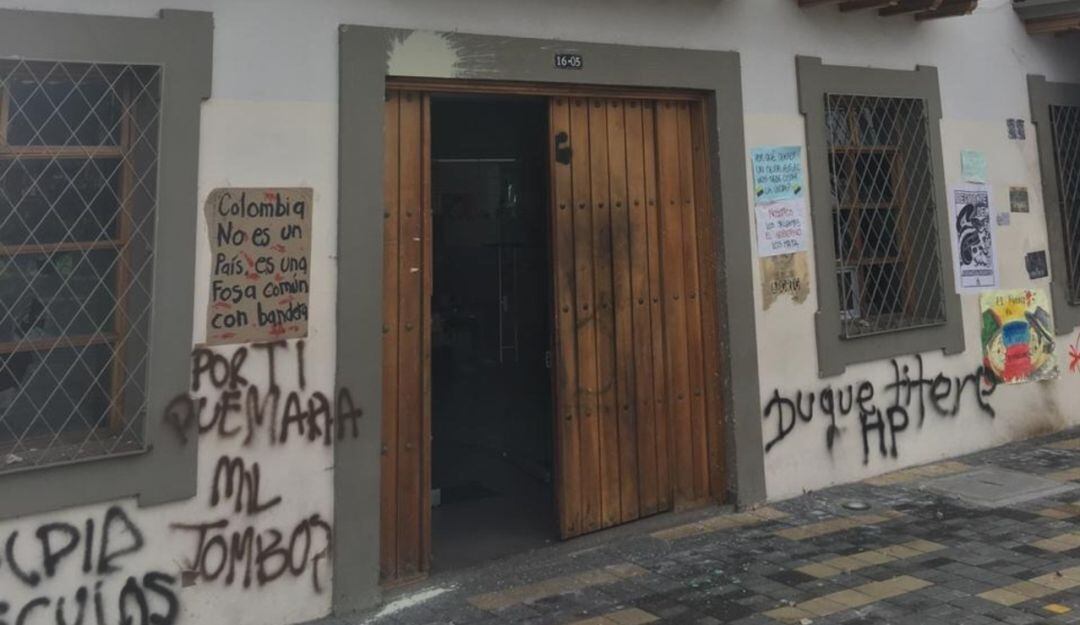 Daños a edificaciones públicas