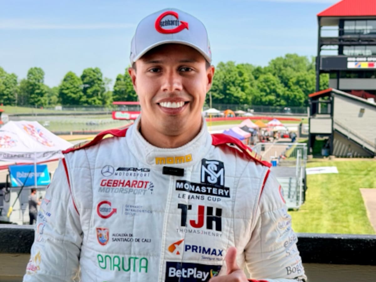 Automovilista vallecaucano Oscar Tunjo lidera el campeonato IMSA tras una temporada impecable