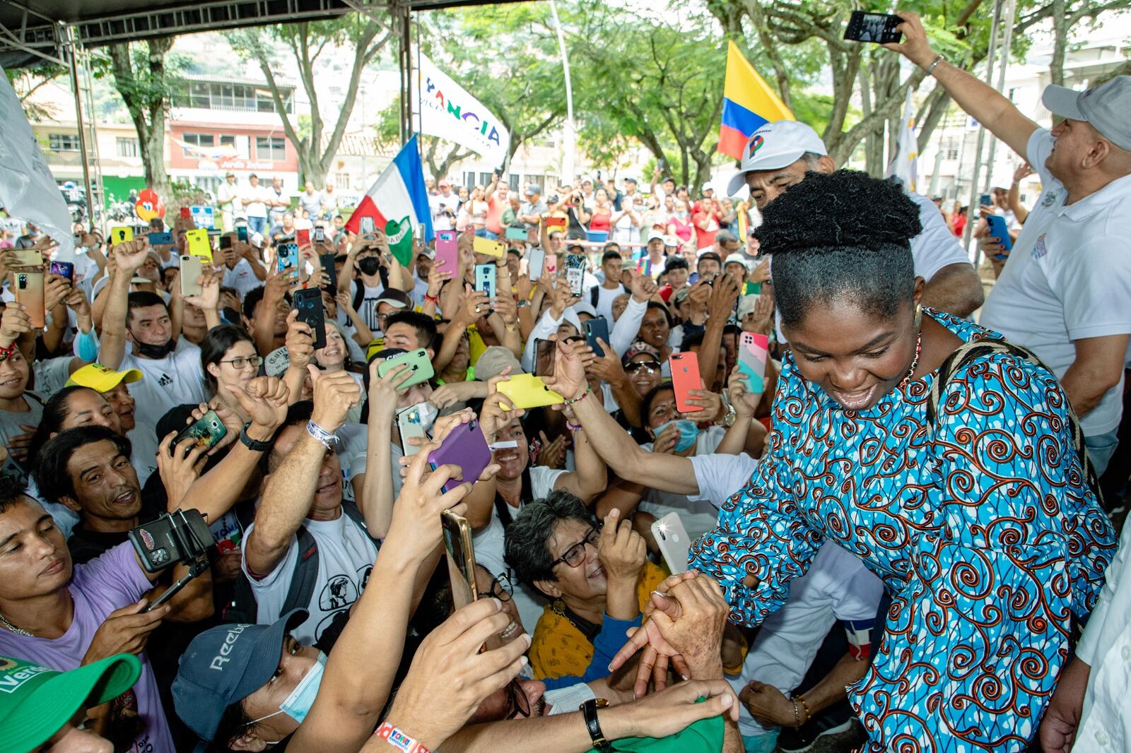 Francia Márquez en campaña. Cortesía Documental `Igualada´.