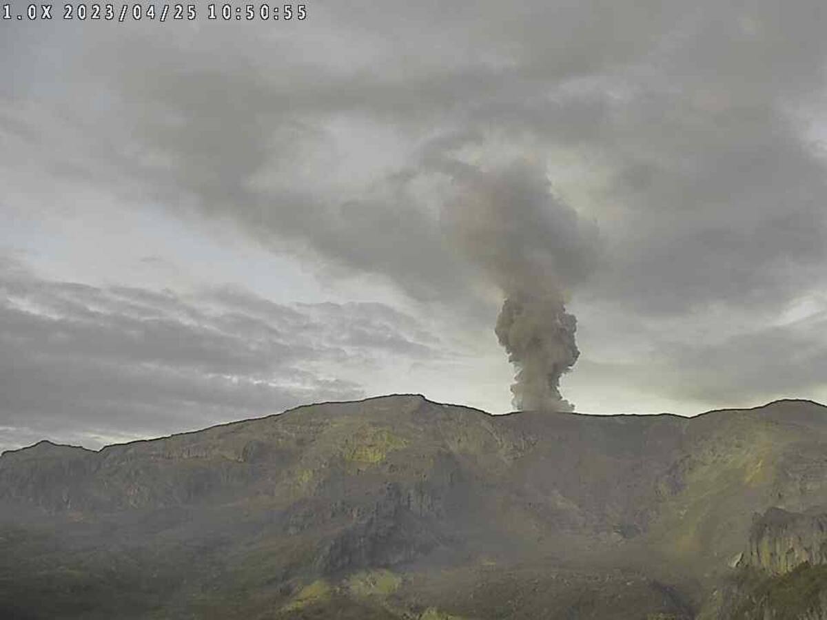 Se cumple un mes desde que el SGC anunció cambio de actividad del volcán Nevado del Ruiz