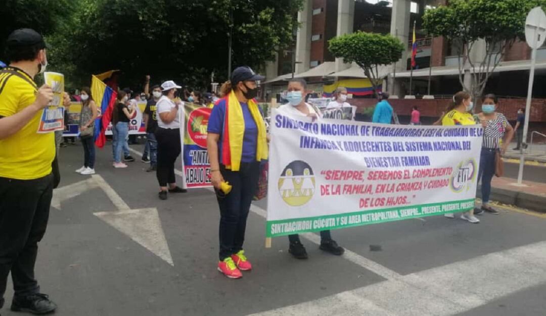 Marcha del luto en el paro nacional