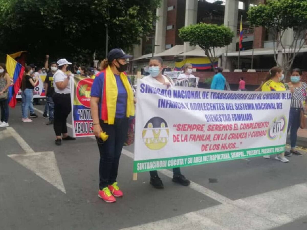 Cúcuta realizó marcha del luto en el paro nacional