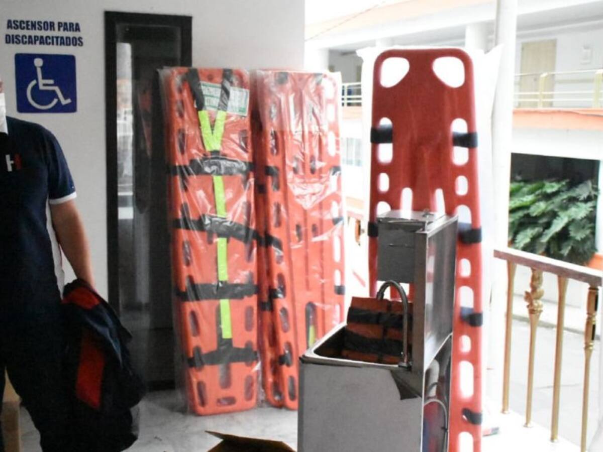 Instituciones educativas reciben elementos de bioseguridad