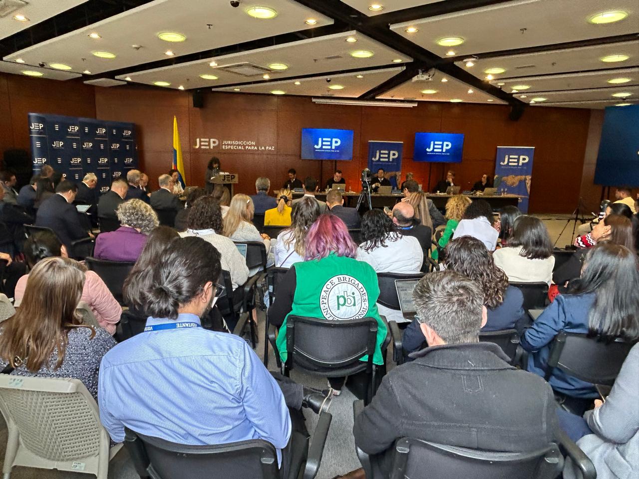 Audiencia sobre desaparición forzada realizada por la JEP