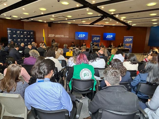 Audiencia sobre desaparición forzada realizada por la JEP