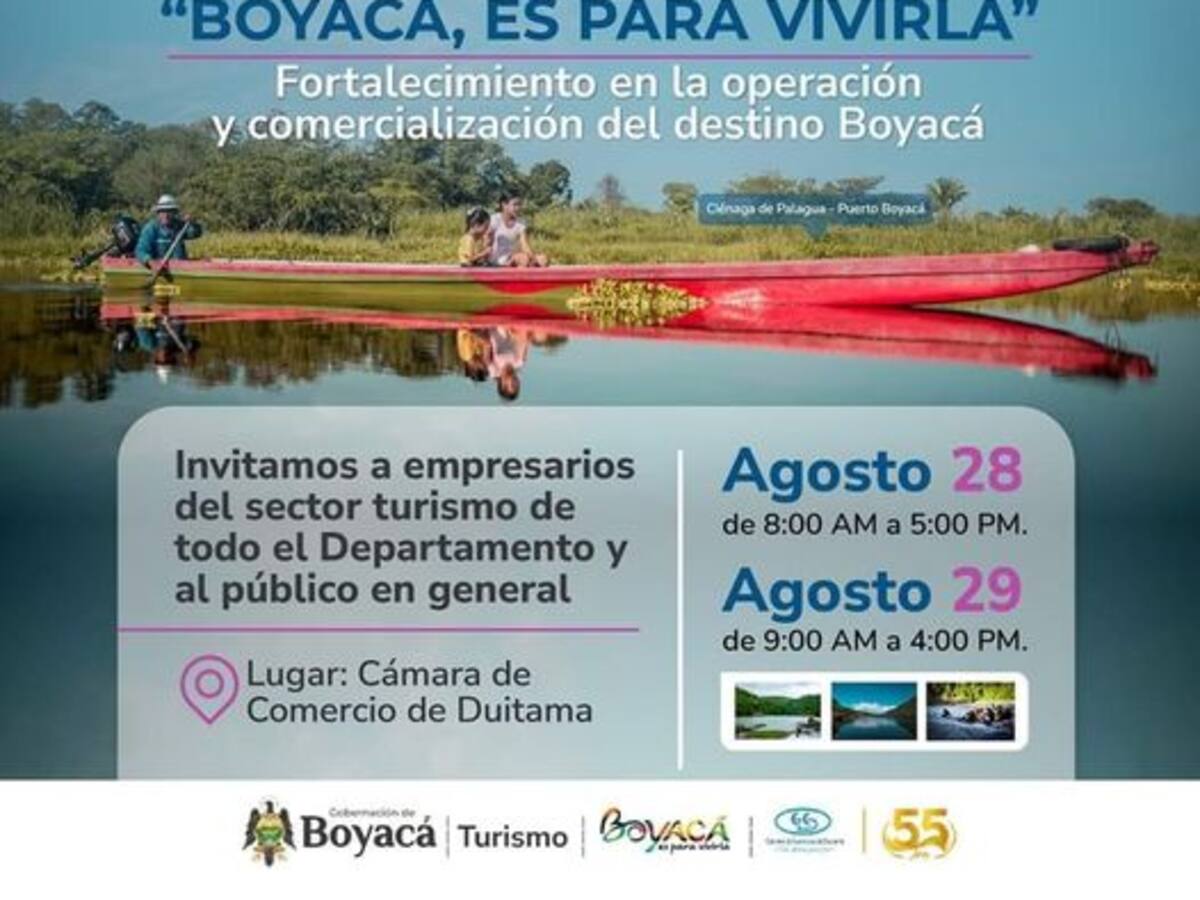 Duitama tendrá la Feria de Turismo Boyacá es para vivirla