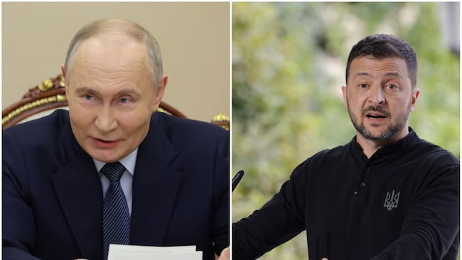 Putin invitó a Zelenski a Moscú y descartó presencia de tropas extranjeras en Ucrania. Foto: EFE.
