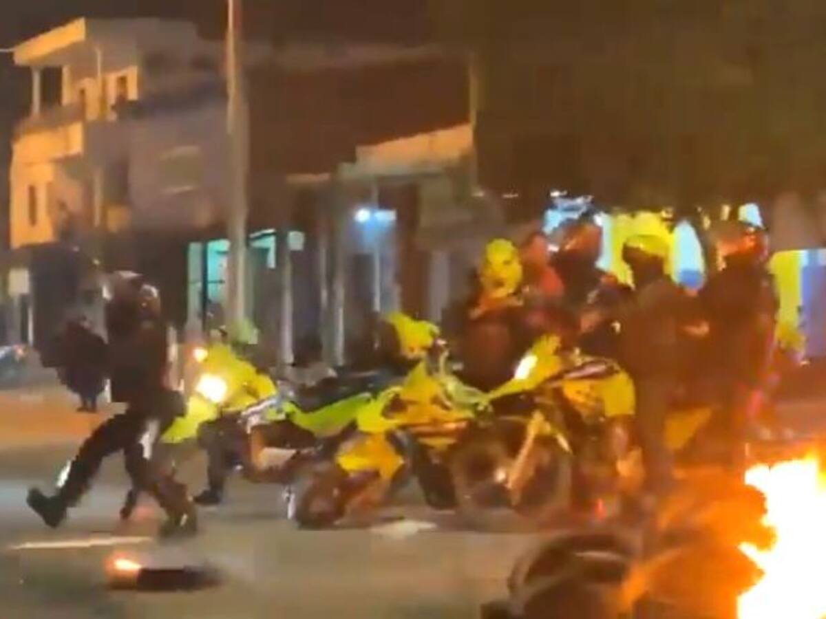 En disturbios terminaron protestas por altas tarifas de energía en Montelíbano, Córdoba