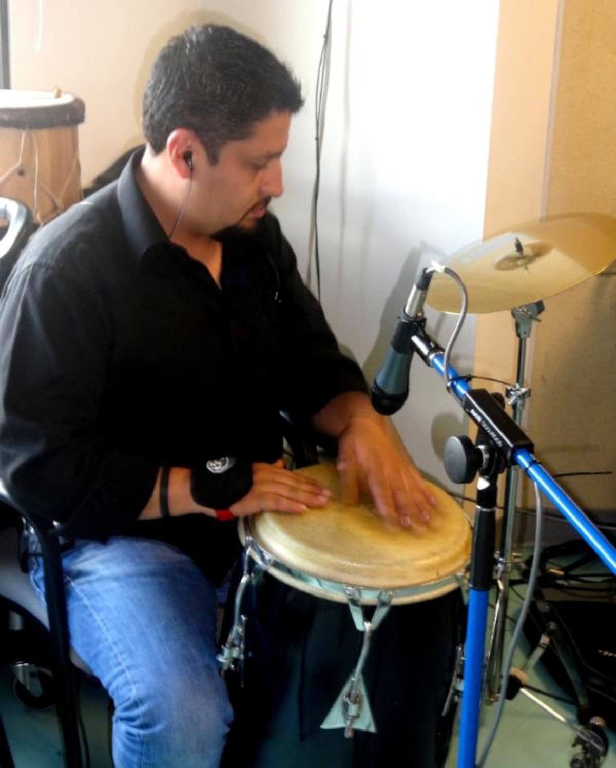 Oscar Delgado, músico de La Ventana