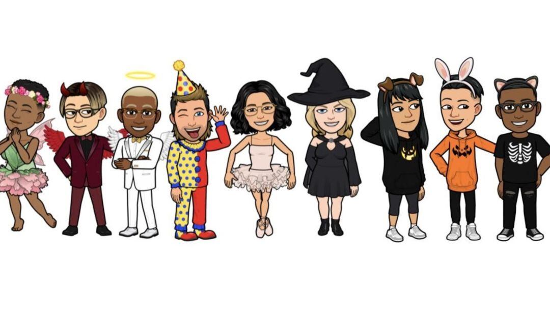 Nuevos disfraces de bitmoji ambientados en Hallloween llegan a la famosa app