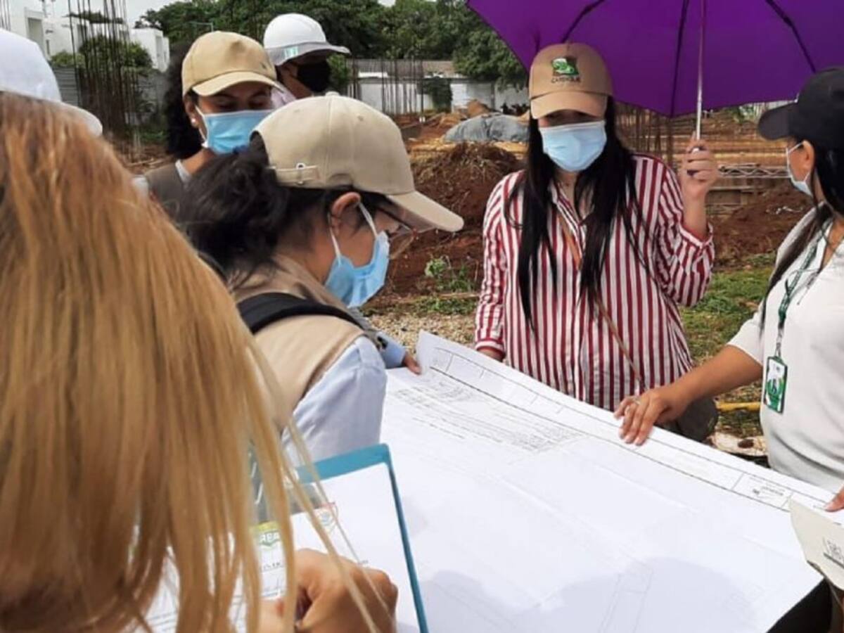 Grupo Élite de Cardique inspeccionó construcciones en Turbaco