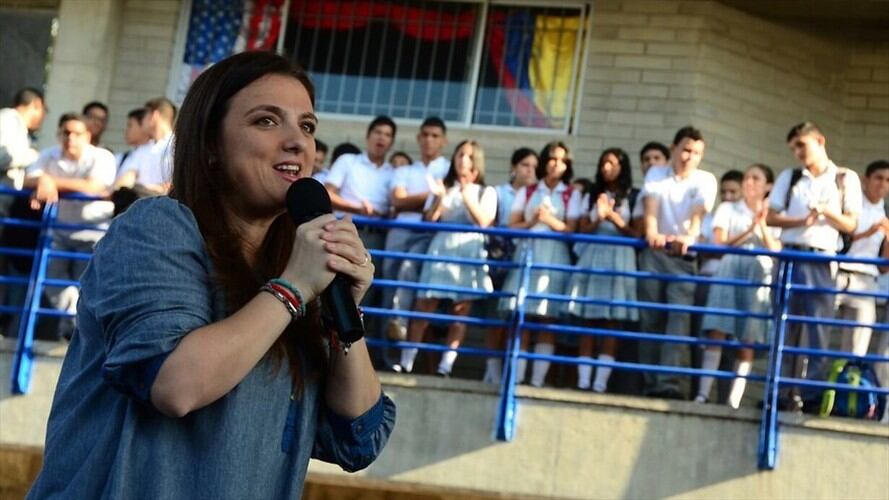 Karen Abudinén Abuchaibe, exsecretaria de Educación de Barranquilla y quien reemplaza a Cristina Plazas en el Icbf. Foto: Colprensa